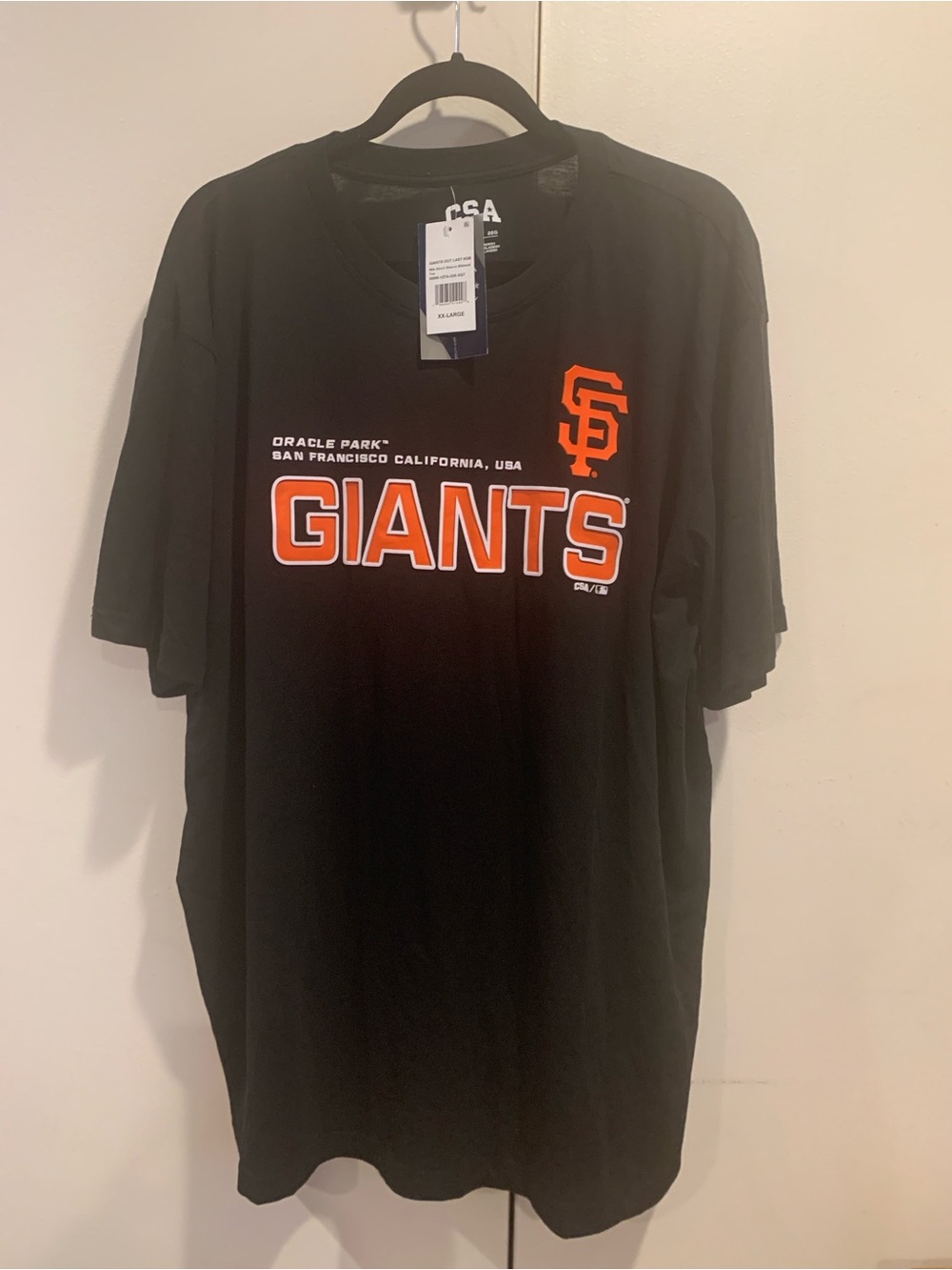 San Francisco Giants Black Short Sleeve Tee